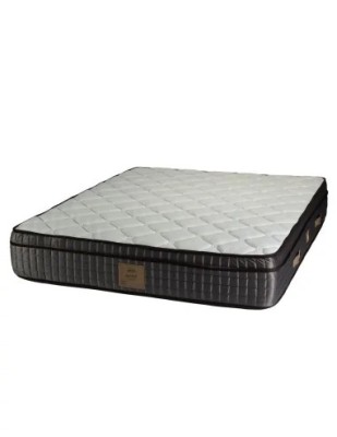 Saltea cu arcuri individuale, Pocket Memory Platinum, 140x200x30cm, fermitate mediu spre soft, memory foam 2,5 cm, husa matlasata, sistem de aerisire foto