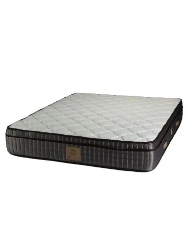 Saltea cu arcuri individuale, Pocket Memory Platinum, 140x200x30cm, fermitate mediu spre soft, memory foam 2,5 cm, husa matlasata, sistem de aerisire