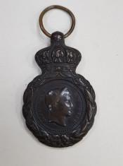 Medalie Napoleon I, Sf. Elena, Bronz patinat foto