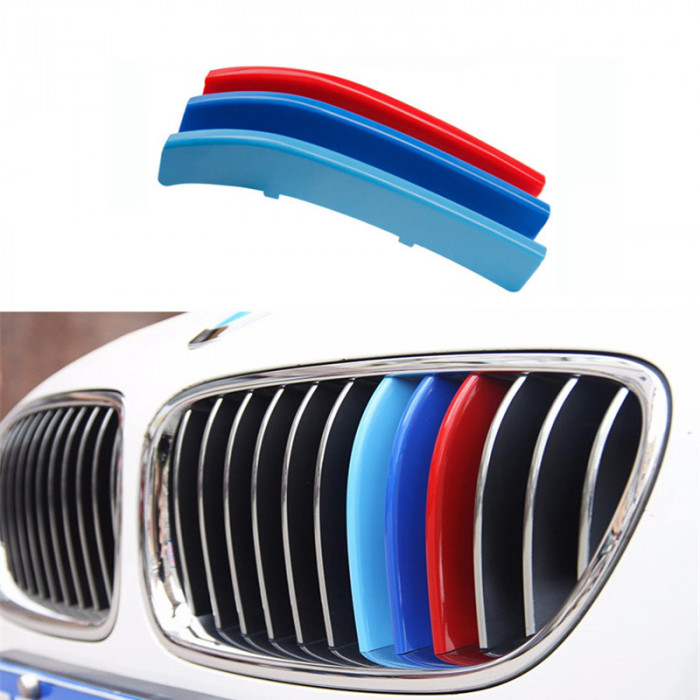 Emblema ornament plastic grila BMW MPower Seria 5 (F10,F11) 12 bare 2011-2013