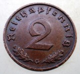 2.957 GERMANIA 2 REICHSPFENNIG 1937 G