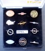 I.469 SET 12 INSIGNE AUTO EVOLUTIA SIGLEI OPEL DE-A LUNGUL ANILOR