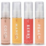 Set 4 bucati x 30 ml, Lubrifianti cu arome, Mango, Capsuni, Piersica, Ciocolata, 120 ml