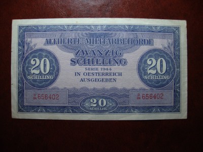 AUSTRIA 20 SCHILLING 1944 foto