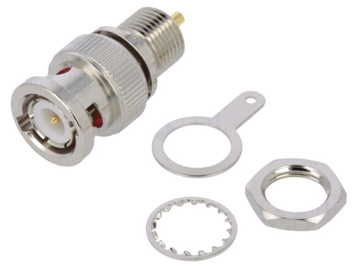Conector BNC Tată 50&Omega; Aurit
