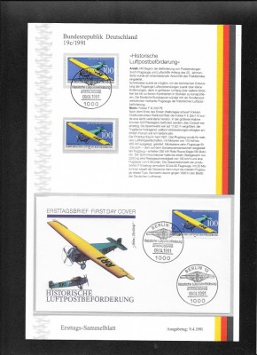 Germania FDC 19c.1991 foto