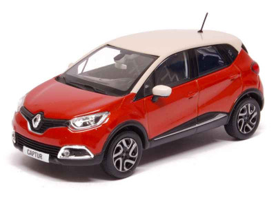 Macheta Oe Renault Captur 2013&amp;rarr; Orange Arizona / Ivory Roof / Coffret 1:43 7711575086 foto