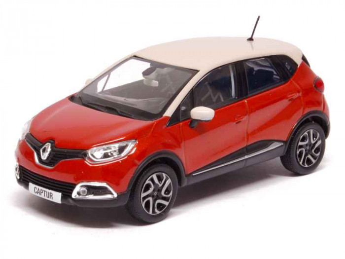 Macheta Oe Renault Captur 2013&rarr; Orange Arizona / Ivory Roof / Coffret 1:43 7711575086