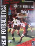 Sportul Studentesc-Otelul Galati (1987 / program de meci)