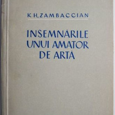 K. H. Zambaccian - Insemnarile unui amator de arta colectionar pictori romani