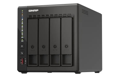 NAS QNAP 453E 4-Bay, CPU Intel Celeron J6412 4-core/4-thread processor, foto