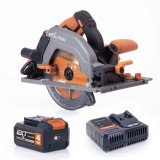 Cumpara ieftin Fierastrau circular de mana fara fir Evolution Cordless R185CCSX-Li 18V Li-Ion EXT cu disc de taiere multi-materiale de 185mm, compatibil cu sine