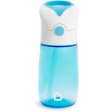 Munchkin Flip &amp; Go ceasca cu pai 18 m+ Blue 355 ml