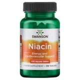 Vitamina B3 (Niacina) 100mg Swanson Vitaking 250cp, Swanson Health Products
