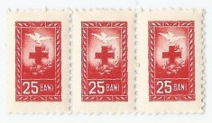 *Romania, lot 1048 cu 3 timbre fiscale de ajutor, 1959, straif orizontal, MNH foto