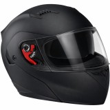 Casca moto modulabila neagra "XL"