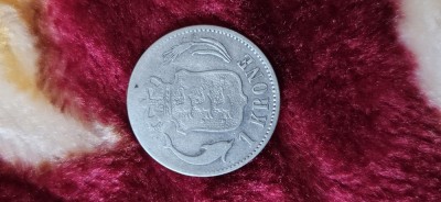 1 krone 1875 de argint foto