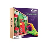 Cumpara ieftin Set creatie Wood &amp; Craft - Little Worlds, 21*21cm - Mommy Troll