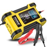 Incarcator Redresor baterii auto-moto inteligent FOXSur FBC122412D, 12V 12A/24V 6A, 7 trepte incarcare, LCD, mod reparatie baterii AGM, GEL, SLA, Wet,