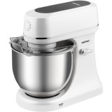 Mixer planetar ZKR2000, 800 W, panou control cu touch, 12 viteze, 2 boluri de 5,7 l si 4.6 l, alb