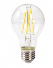Bec led Filament retro bulb E27, 8W, 230V, 1055 lm, 15 000h, lumina neutra 4000K, 360?, echivalent bec clasic 75W foto