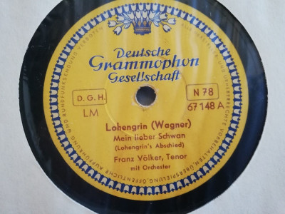 Wagner - Lohengrin(Deutsche Grammophon) - DISC PATEFON/GRAMOFON/Stare F.Buna foto