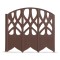 Bordura gard de gradina - 16 x 15 cm - maro - 20 buc pache