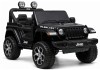 Masinuta electrica pentru copii Jeep Wrangler Rubicon, 124 x 71 x 74 cm, negru, Lean 5953