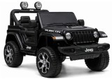 Masinuta electrica pentru copii Jeep Wrangler Rubicon, 124 x 71 x 74 cm, negru, Lean 5953