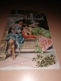 CARTE POSTALA / FELICITARE ,STAMPILA BRAILA / BUCURESTI , ANII 1900