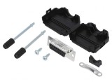 Conector D-Sub 15 PIN Mamă Lipire pe Cablu Gold