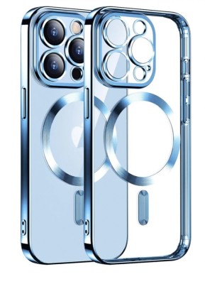 Huse silicon cu incarcare wireless compatibila cu Iphone 16 Pro Albastru foto