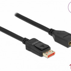 Cablu prelungitor Displayport 8K60Hz/4K240Hz HDR T-M 1m, Delock 87070