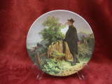 FARFURIE DECORATIVA PORTELAN BAVARIA CARL SPITZWEG PARFUM DE TRANDAFIRI 19 CM