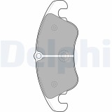DELPHI LP2077 set placute frana,frana disc