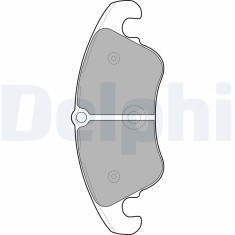 DELPHI LP2077 set placute frana disc