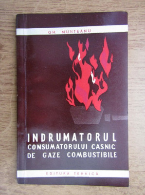 Gh. Munteanu - Indrumatorul consumatorului casnic de gaze combustibile foto