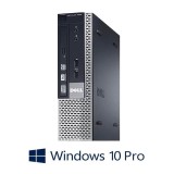 Calculatoare Dell OptiPlex 9020 USFF, i5-4590S, Win 10 Pro