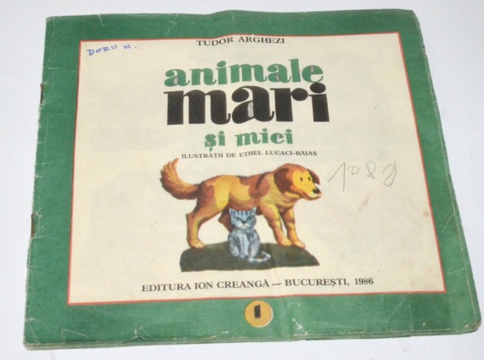 Animale mari si mici - Tudor Arghezi 1986
