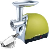 Masina de tocat Heinner MG1500TA-GR, 1600 W, Accesoriu pentru rosii si carnati, Cutit inox, Verde