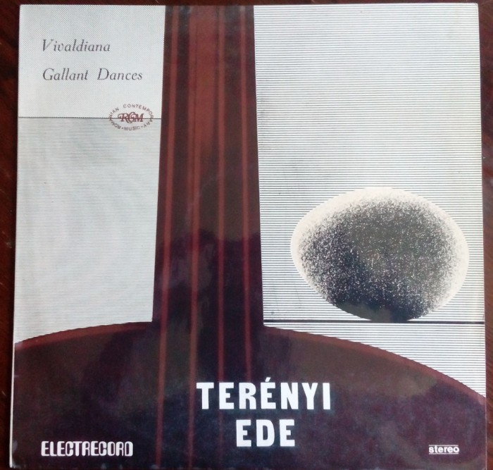 DISC LP RCM: EDE TERENYI - VIVALDIANA / GALLANT DANCES (1985) [ETICHETE NEGRE]