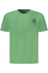 U.S. Grand POLO Tricou barbati simplu din bumbac cu logo, verde (Marime: M) foto