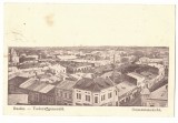 1687 - BUZAU, panorama, Romania - old postcard, CENSOR - used - 1918