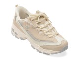Cumpara ieftin Pantofi sport SKECHERS bej, D LITES, din material textil si piele naturala