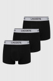 Cumpara ieftin Lacoste boxeri (3-pack) barbati, culoarea negru