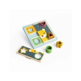 Puzzle cu sortator forme - Animalute, Edc