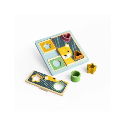Puzzle cu sortator forme - Animalute foto