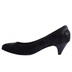 Pantofi dama, din piele naturala, marca Botta, 301-1BO, negru , marime: 37 foto