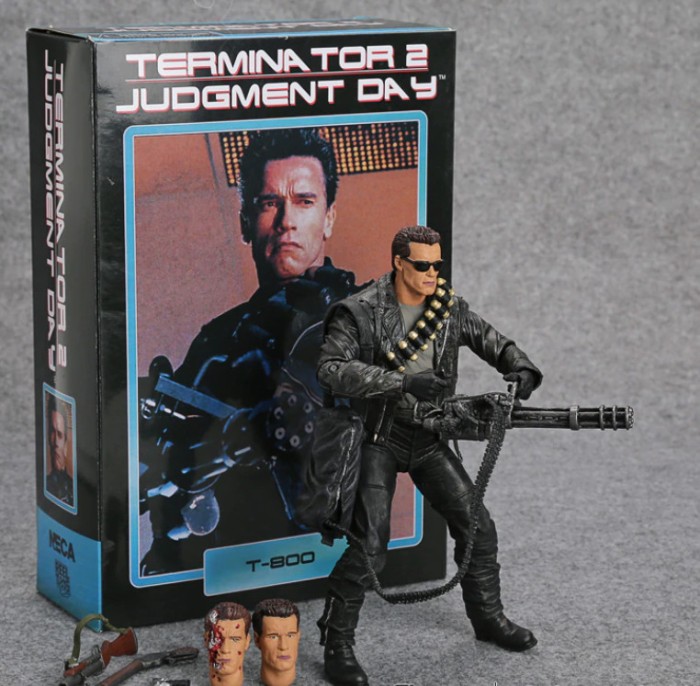 Figurina Terminator 2 Arnold Schwarzenegger T-800 18 cm Judgment Day