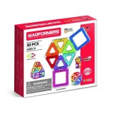 Set de constructie cu piese magnetice, MAGFORMERS 30 piese